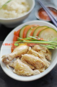 HAINANESE CHICKEN RICE