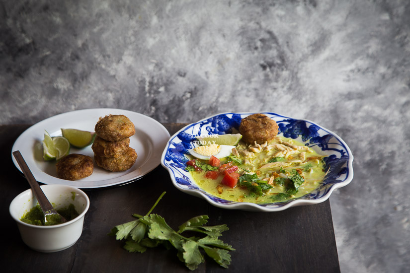 Soto Ayam Medan (Chicken Soup in Coconut Milk)