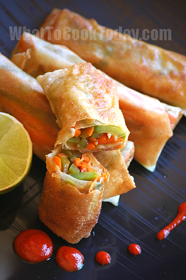 VEGETABLE SPRING ROLLS VEGETABLE SPRING ROLLS