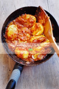 EGGS WITH SAMBAL / SAMBAL TELUR