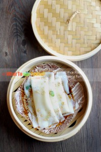 CHEE CHEONG FUN / STEAMED RICE ROLLS