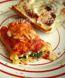 Cheese and spinach lasagna