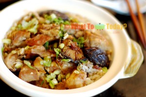 CLAYPOT CHICKEN RICE