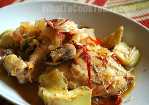 Chicken with Artichokes