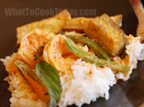 Thai Red Curry with Shrimp Thai Red Curry with Shrimp