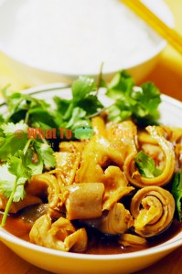 PIG’S STOMACH STIR-FRY