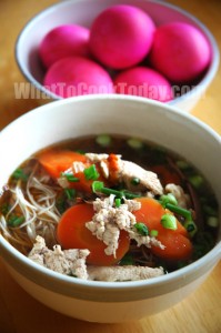 MEE SUA WITH HERBS SOUP