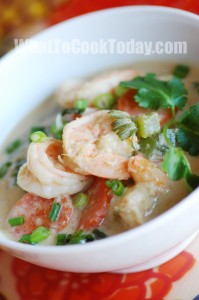 Thai Green Curry With Shrimp