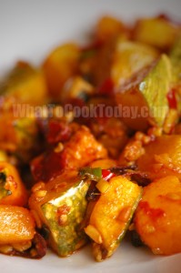 PUMPKIN WITH DRIED SHRIMPS