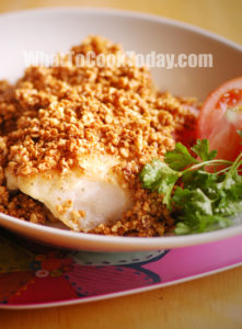 TWICE-COOKED FISH WITH CASHEW NUTS