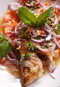 SEA BASS WITH LEMON SAUCE