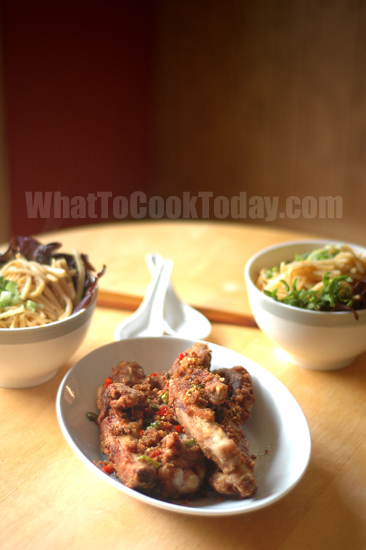 FRIED STEWED COUNTRY SPARERIBS/ ZHA LI ROU FRIED STEWED COUNTRY SPARERIBS/ ZHA LI ROU