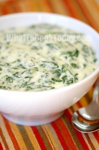 CREAMED SPINACH