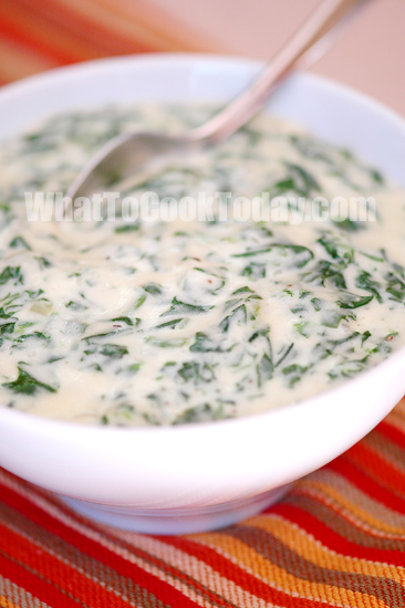 CREAMED SPINACH CREAMED SPINACH