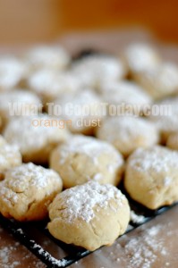 Polvorones De Naranja / Orange Dusts cookies