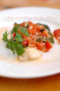 Fillet of Sole wrapped in Swiss Chard