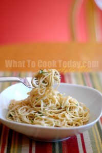 SPAGHETTI AGLIO E OLIO