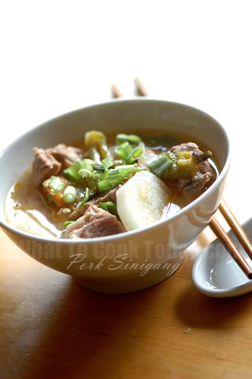 PORK SINIGANG PORK SINIGANG