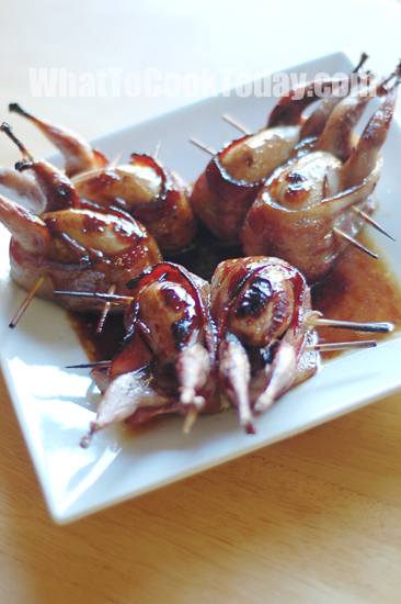 QUAIL WITH BACON AND HONEY QUAIL WITH BACON AND HONEY