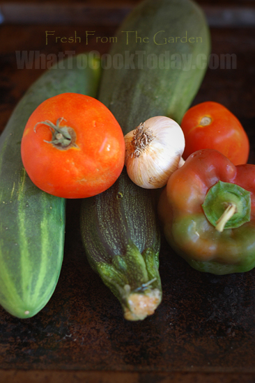 Produce fresh from the garden Produce fresh from the garden