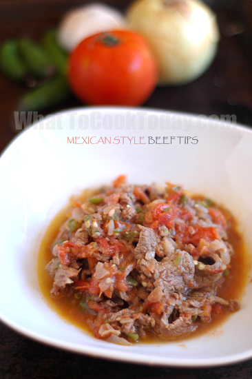 MEXICAN STYLE BEEF TIPS MEXICAN STYLE BEEF TIPS