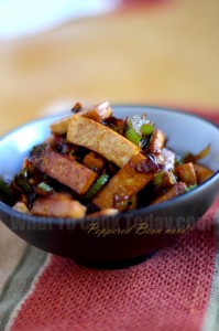 FRIED BEAN CURD WITH CHILI/ SAMBAL GORENG TAHU