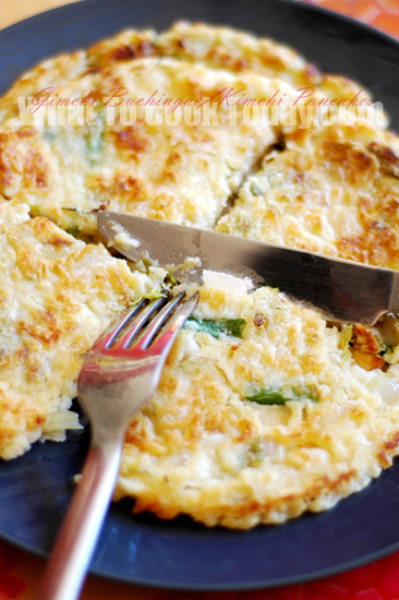 KIMCHI PANCAKES/GIMCHI BUCHINGAE