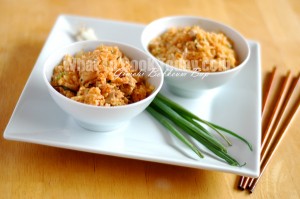 KIMCHI FRIED RICE/GIMCHI BOKKEUM BAP