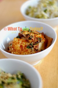 SEASONED TOFU/DUBU JOLIM
