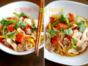 KAZAKH NOODLES WITH LAGHMAN SAUCE