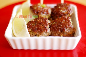 JAPANESE TSUKUNE WITH TERIYAKI SAUCE