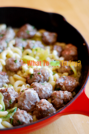 TURKEY MEATBALL STROGANOFF TURKEY MEATBALL STROGANOFF