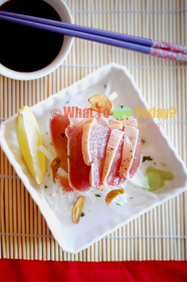 TUNA TATAKI SALAD TUNA TATAKI SALAD