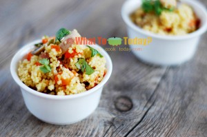 PTITIM CASSEROLE WITH CHICKEN AND VEGETABLES