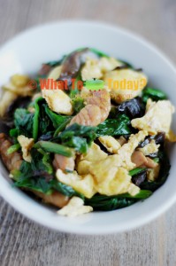 MUXU PORK, moo shoo pork, mu shu pork recipe