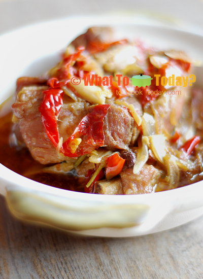 BRAISED PORK RIBS WITH BEAN PASTE BRAISED PORK RIBS WITH BEAN PASTE