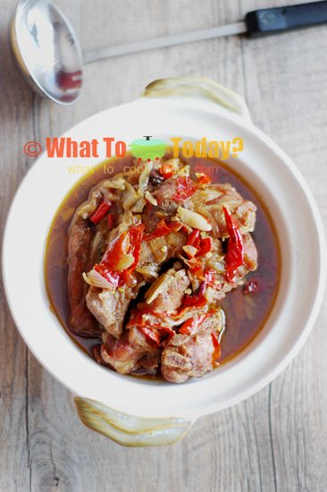 BRAISED PORK RIBS WITH BEAN PASTE BRAISED PORK RIBS WITH BEAN PASTE