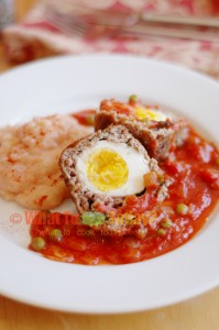 BIRDS' NESTS WITH PINK POTATO PUREE FOR EASTER
