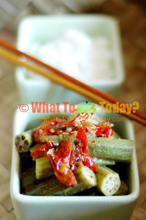SPICY OKRA/ LADY'S FINGER STIR-FRY
