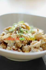 STIR-FRIED CARROT CAKE/ RADISH CAKE