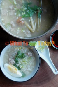 THAI RICE SOUP/ JOAK/ KHAO TOM