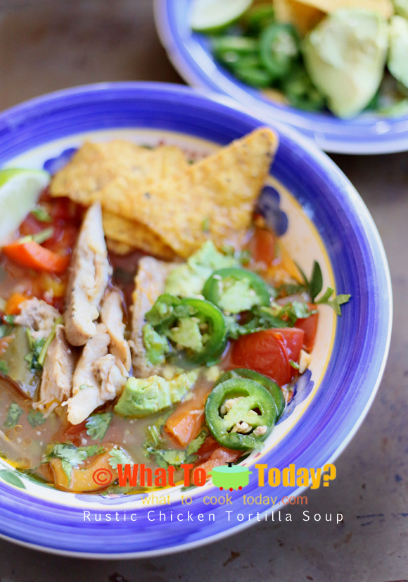 RUSTIC CHICKEN TORTILLA SOUP RUSTIC CHICKEN TORTILLA SOUP