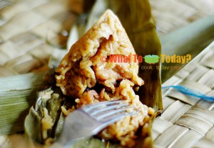 RICE CONES/ ZONG ZI (USING JASMINE RICE)