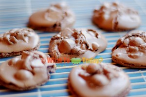 CHOCOLATE MACADAMIA NUT MERINGUE COOKIES