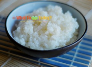 HOW TO COOK SUSHI RICE