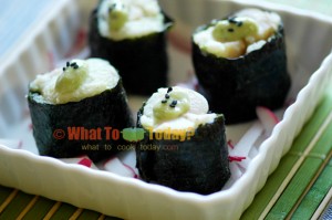 SCALLOP, MAYONNAISE, POTATO AND SESAME ROLLS