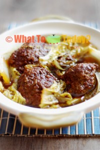 BRAISED MEATBALLS