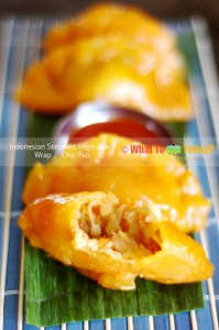 INDONESIAN STEAMED VEGETABLE WRAP/ CHAI PAO