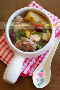 APPLE AND PORK RIBS SOUP