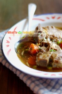MUTTON SOUP / SUP KAMBING